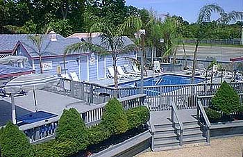 Pool Area at the Renegade Resort Motel and Nightclub