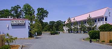 Motel Exterior, Renegade Restaurant & Lounge, Rehboth Beach Delaware