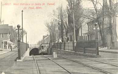 Vintage Image of the Selby Avenue Tunnel