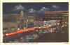 Market Ave Shopping Center at Night Canton Ohio Postcard - McCrory's & Woolworth's Visible 
